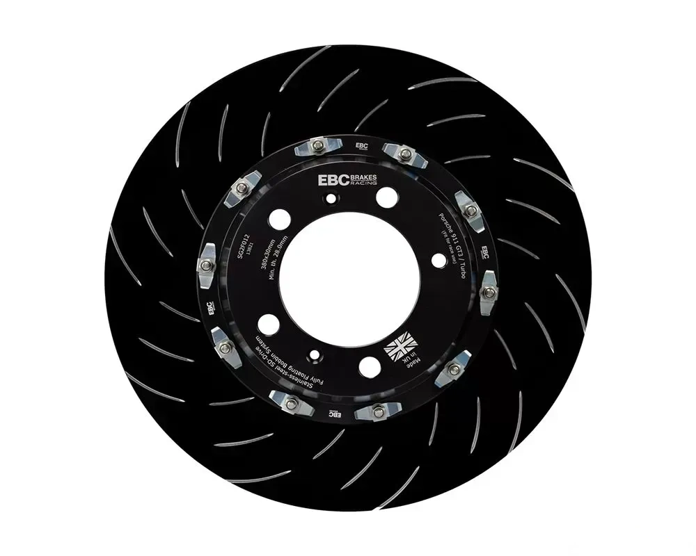 EBC Brakes 2-Piece Rear SG Series Floating Brake Disc Rotors Porsche 911 | Cayman 2013-2019