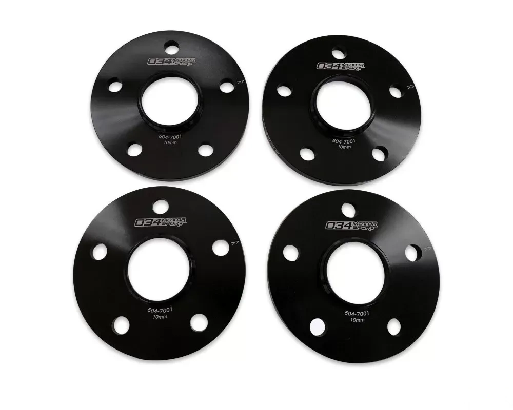 034Motorsport Dynamic+Flush Wheel Spacer Kit for 2006-2008 Audi RS4, 10mm Billet Aluminum