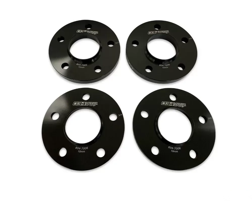 034Motorsport Dynamic+Flush Wheel Spacer Kit for B8 Audi RS5 (15mm & 10mm) - 6061 Aluminum