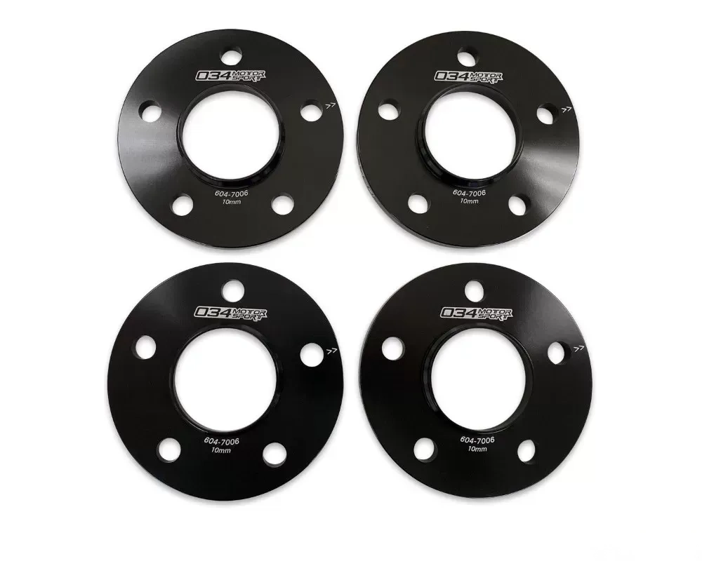 034Motorsport Dynamic+Flush Wheel Spacer Kit for B9 Audi A4 2017-2022, 10mm Aluminum
