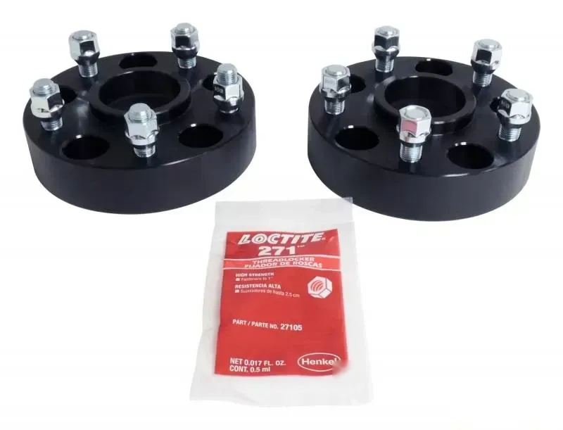 1.5\" Wide Black Wheel Spacer Set for 2018+ Jeep JL Wrangler & JT Gladiator Jeep