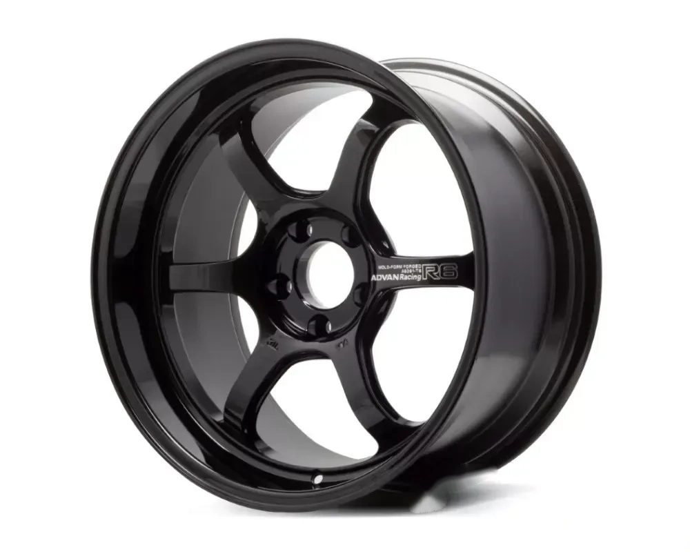 Advan R6 Wheel 18x9.5 5x114.3 29mm Racing Titanium Black