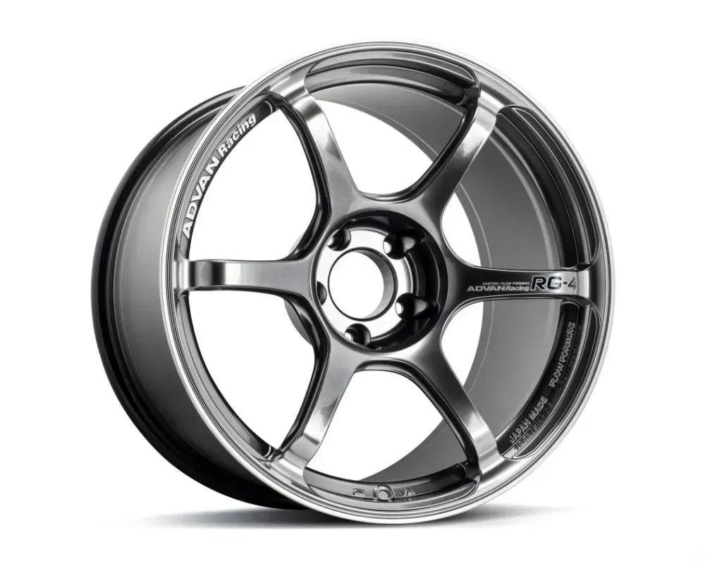 Advan RG-4 Wheel 18x9.5 5x114.3 35mm Racing Hyper Black & Ring