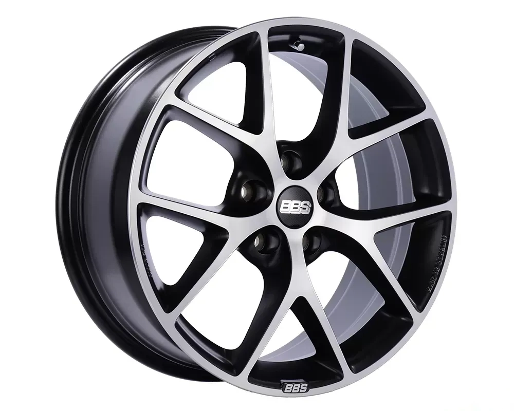 BBS Wheels SR040VGPK 17x7.5 5x100 37mm Volcano Grey Diamond-Cut Face Wheel