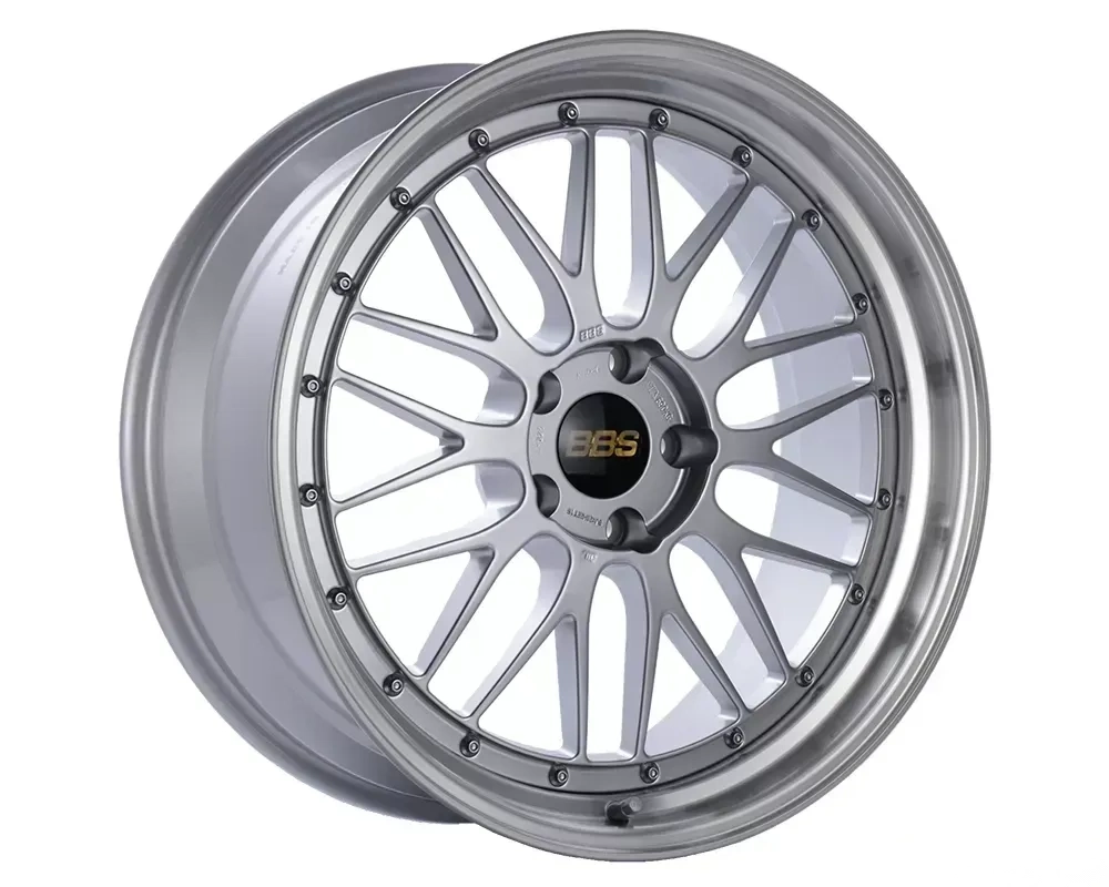 BBS LM Wheel 18x10 5x130 50mm Diamond Silver | Diamond Cut Rim