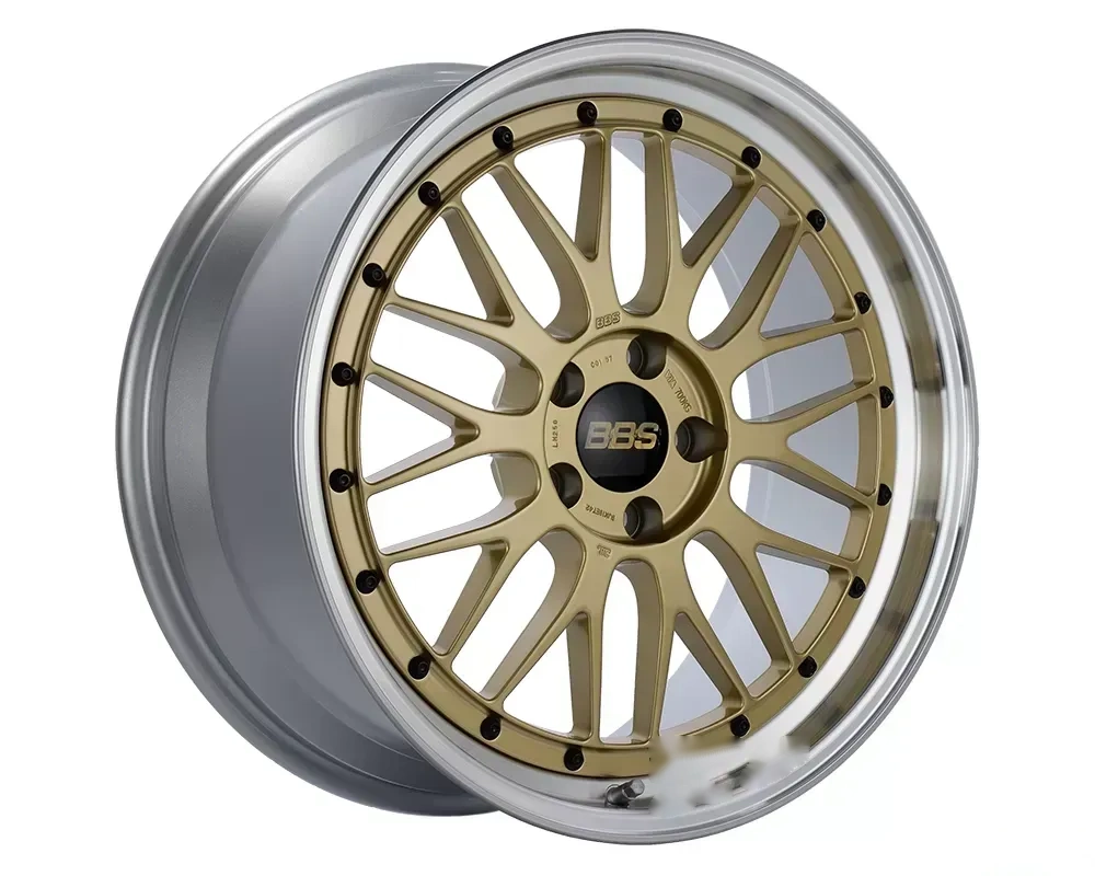 BBS Wheels LM118GPK 19x9 5x114.3 38mm Gold Diamond Cut Rim