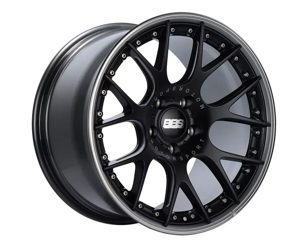BBS Wheels CH-R II Wheel 21x10.5 5x112 17mm Black Center Platinum Rim