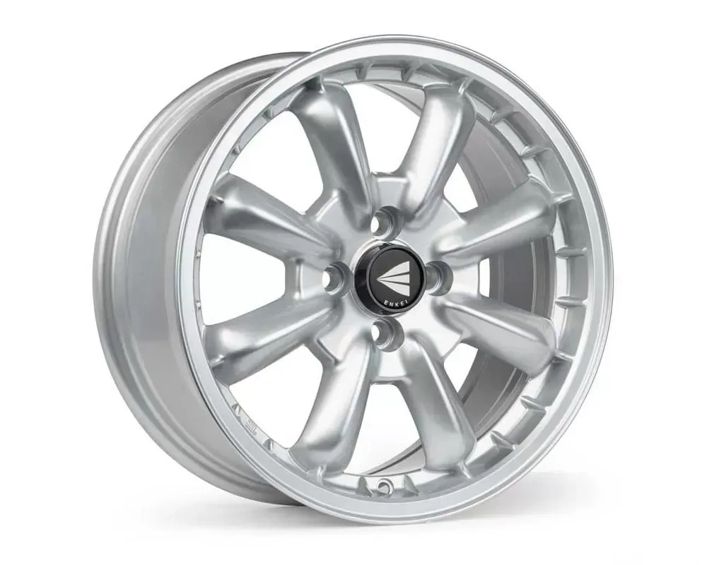 Enkei Compe Wheel 15x5.5 4x130 +17mm Silver Paint
