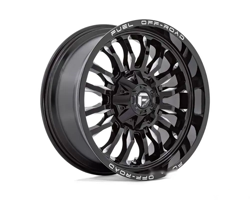 FUEL 1PC D795 Arc Wheel 20x9 6x135/5.5 1mm Gloss Black Milled