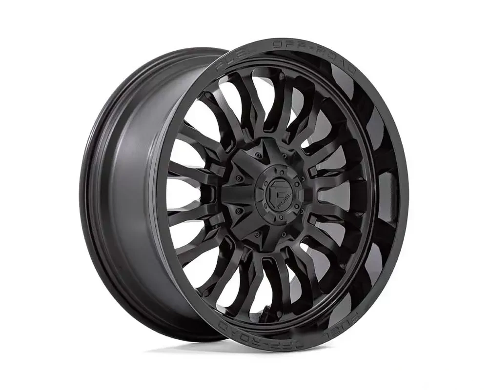 FUEL 1PC D796 Arc Wheel 20x10 5x5.0/5.5 -18mm Matte Black w/Gloss Black Lip