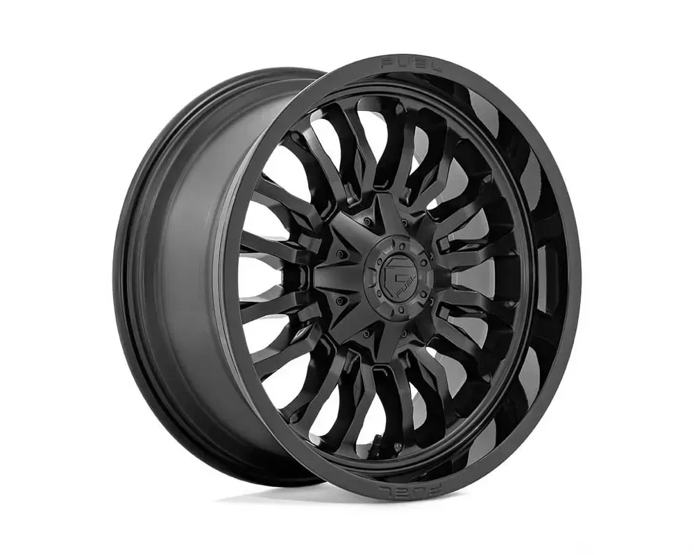 FUEL 1PC D796 Arc Wheel 20x9 8x170 1mm Matte Black w/Gloss Black Lip