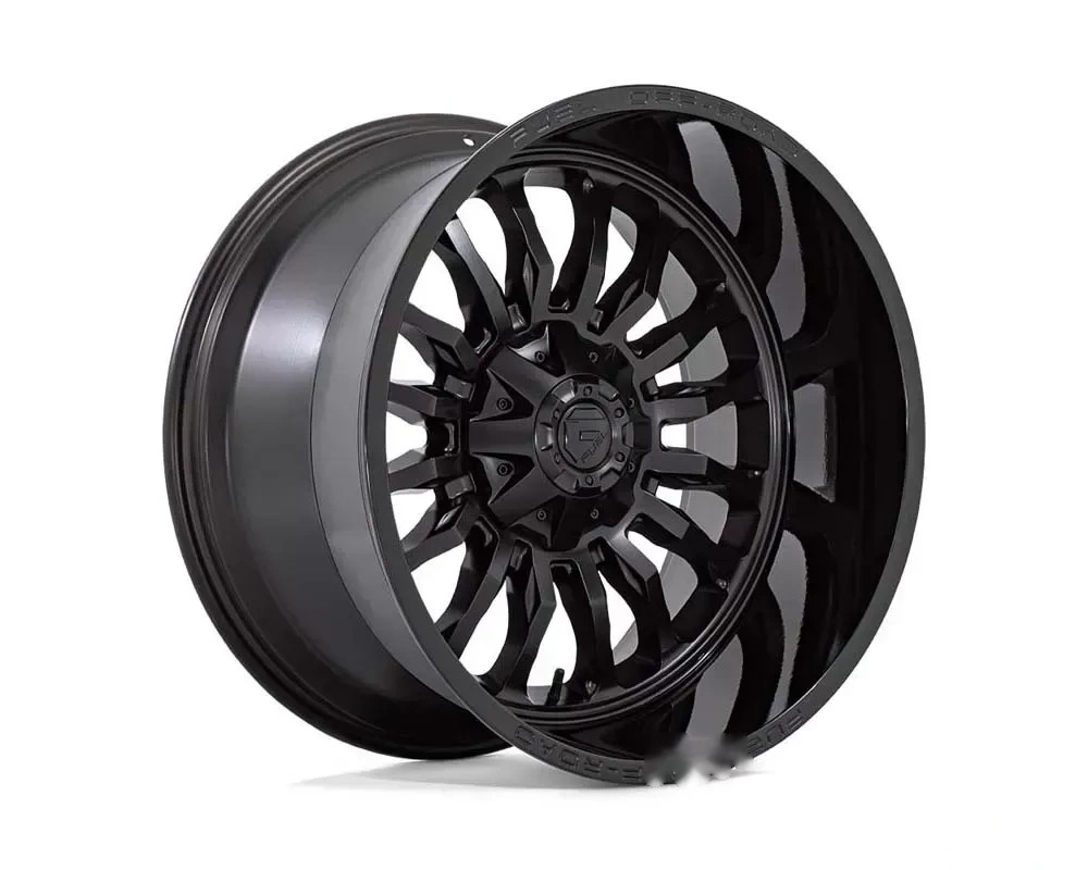 FUEL 1PC D796 Arc Wheel 22x12 8x170 -44mm Matte Black w/Gloss Black Lip