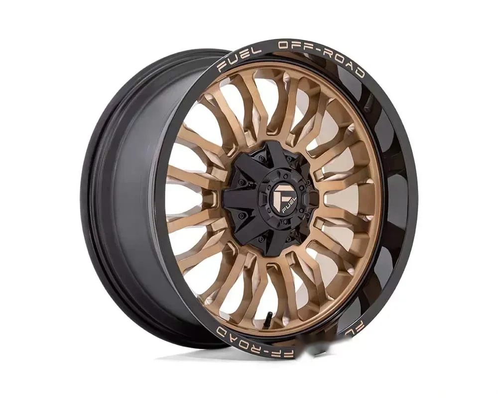 FUEL 1PC D797 Arc Wheel 20x9 6x135/5.5 1mm Platinum Bronze w/Black Lip