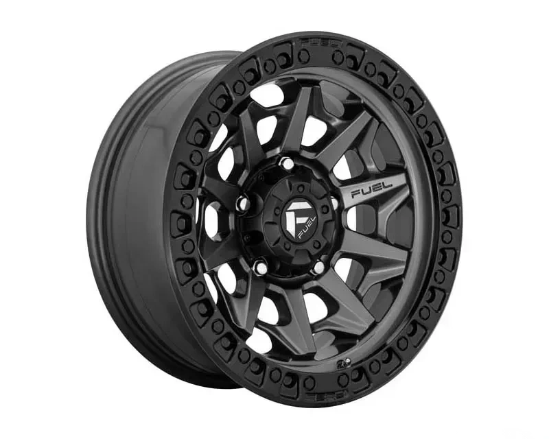 FUEL D716 Covert Wheel 18x9 5x150 20 Matte Gunmetal Black Bead Ring