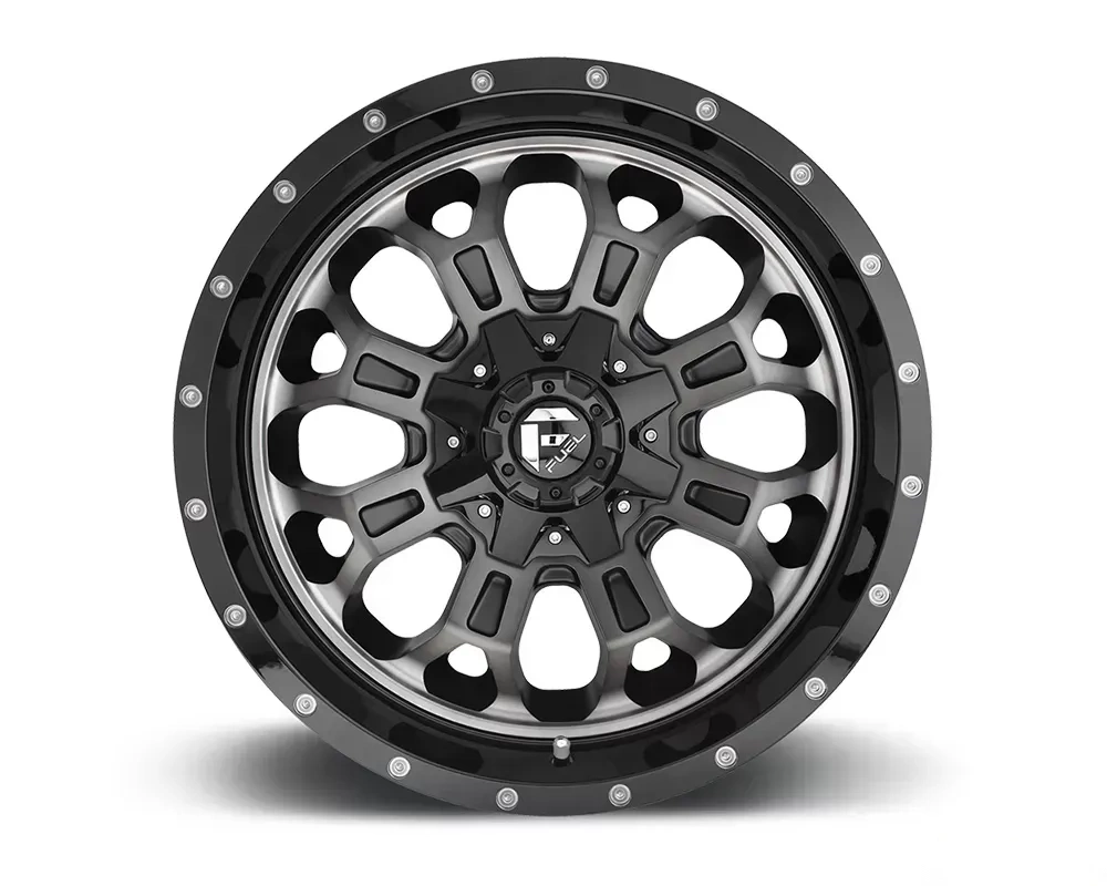 FUEL D561 Crush Gloss Black w/ Double Dark Tint 1-Piece Cast Wheel 18x9 6x135 | 6x139.7 01mm