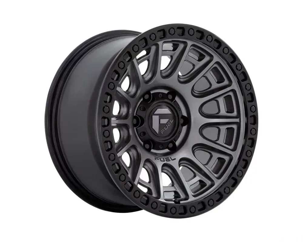 FUEL D835 Cycle Wheel 17x9 5x127 | 5x5 -12mm Matte Gunmetal w/Black Ring