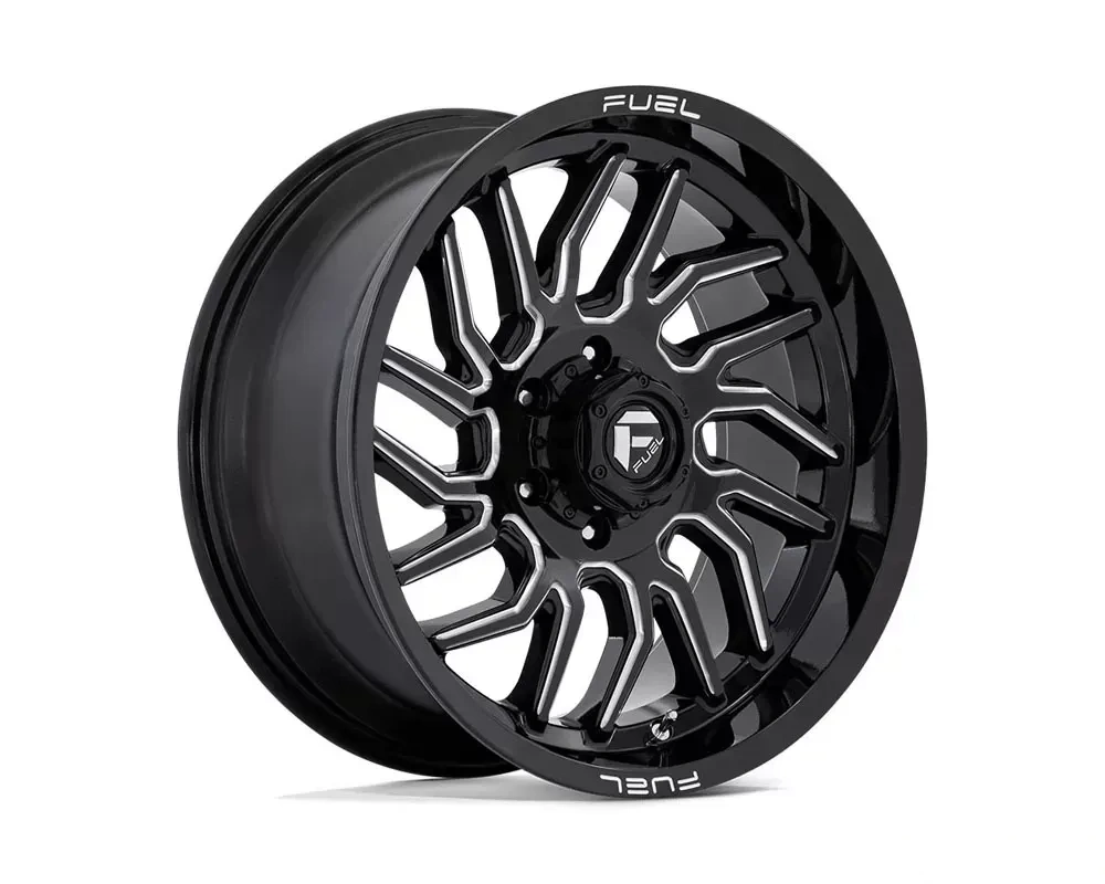 FUEL D807 Hurricane Wheel 20x9 6x5.5 1mm Gloss Black Milled