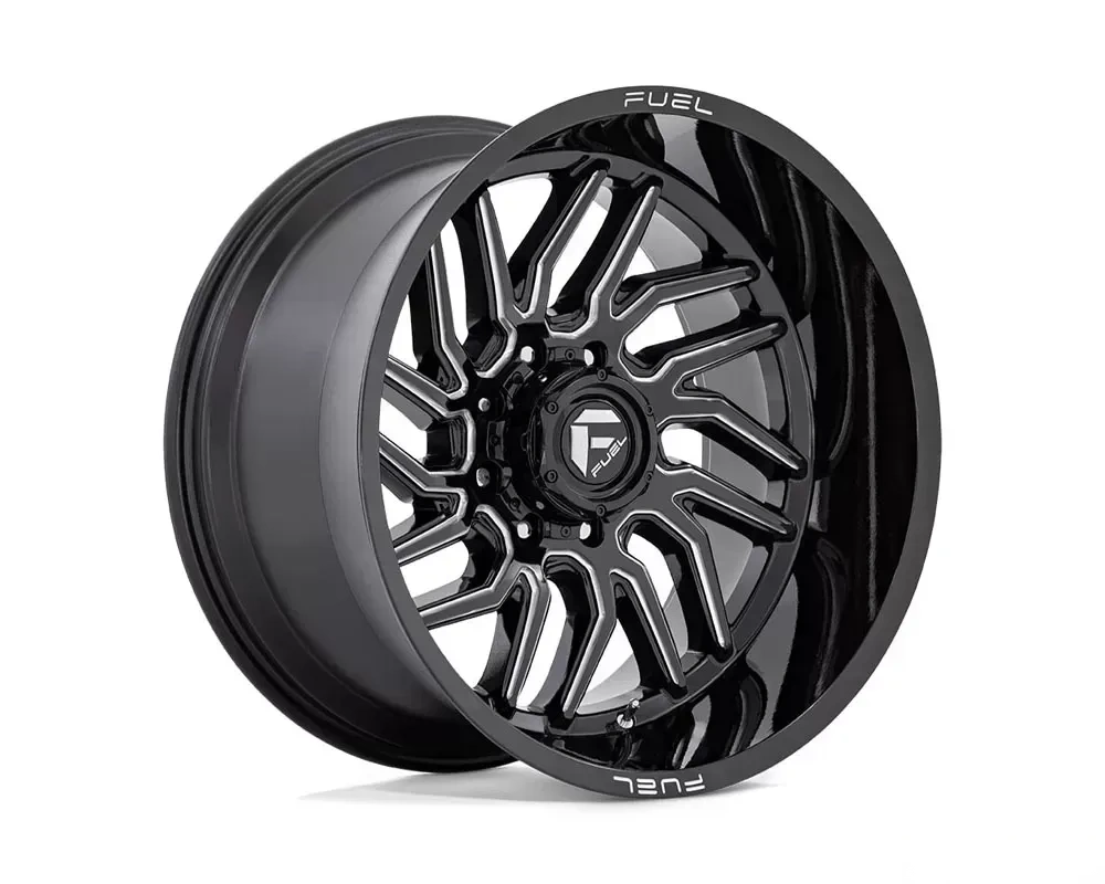 FUEL D807 Hurricane Wheel 20x9 8x170 20mm Gloss Black Milled