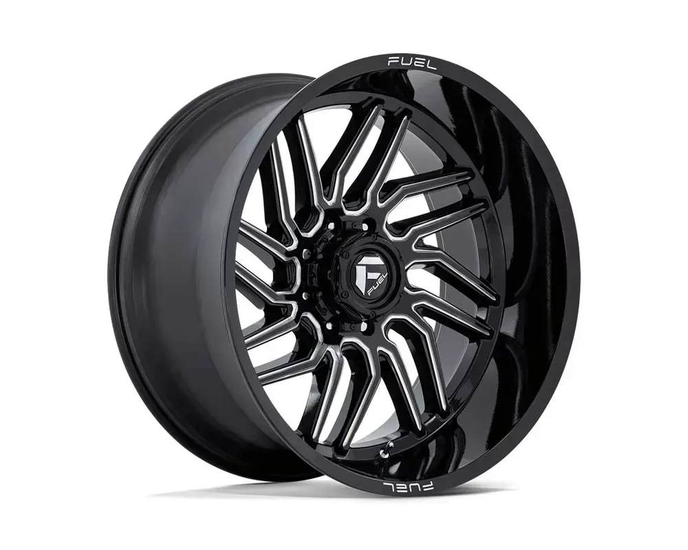 FUEL D807 Hurricane Wheel 24x12 8x170 -44mm Gloss Black Milled