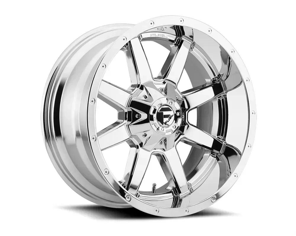 Fuel D536 Maverick Chrome 1-Piece Cast Wheel 24x14 8x165.1 -75mm