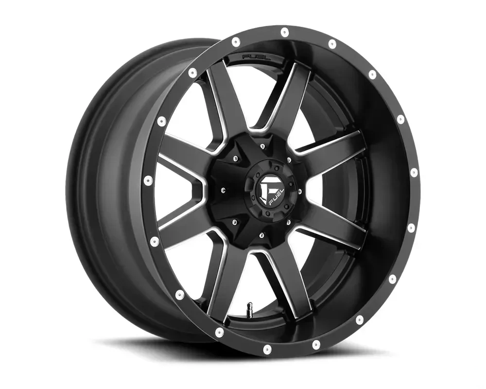 Fuel D538 Maverick Black & Milled 1-Piece Cast Wheel 17x10 6x135|6x139.7 -24mm