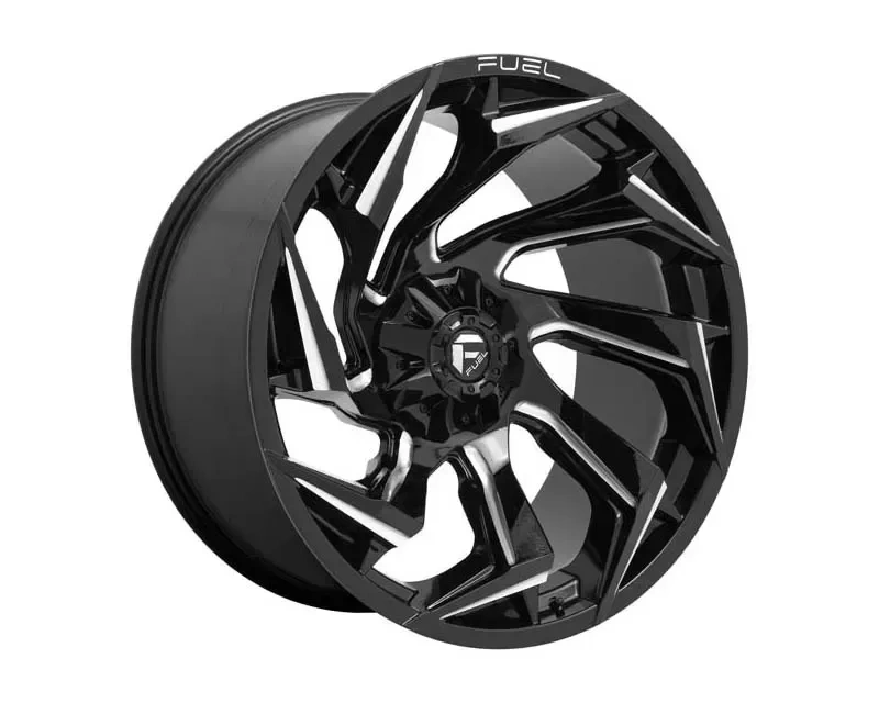 FUEL D753 Reaction Wheel 20x10 6x135/6x139.7 -18mm Gloss Black Milled