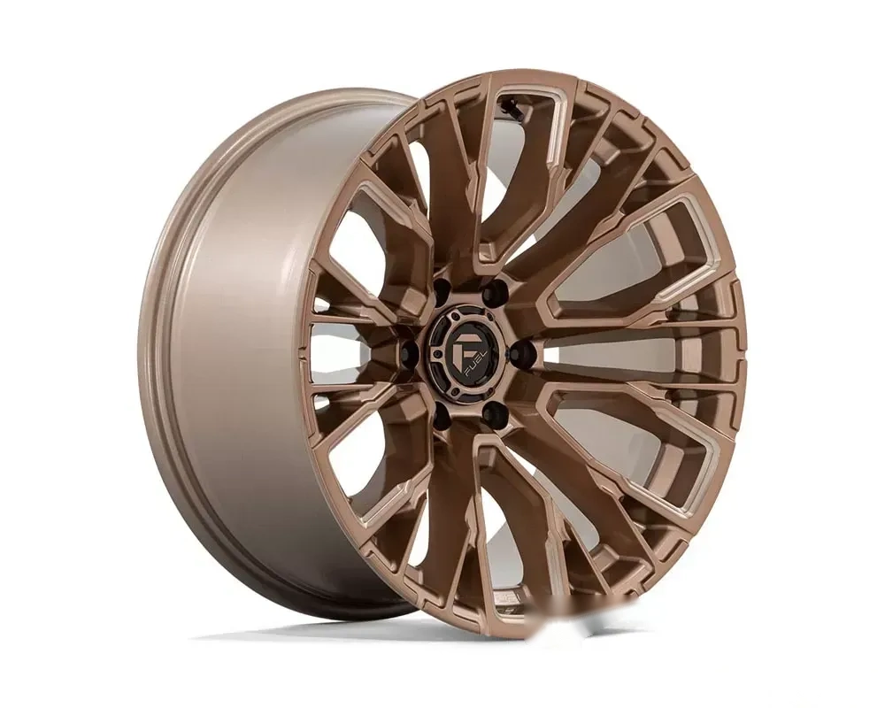 FUEL D850 Rebar Wheel 17x9 6x135 1mm Platinum Bronze Milled