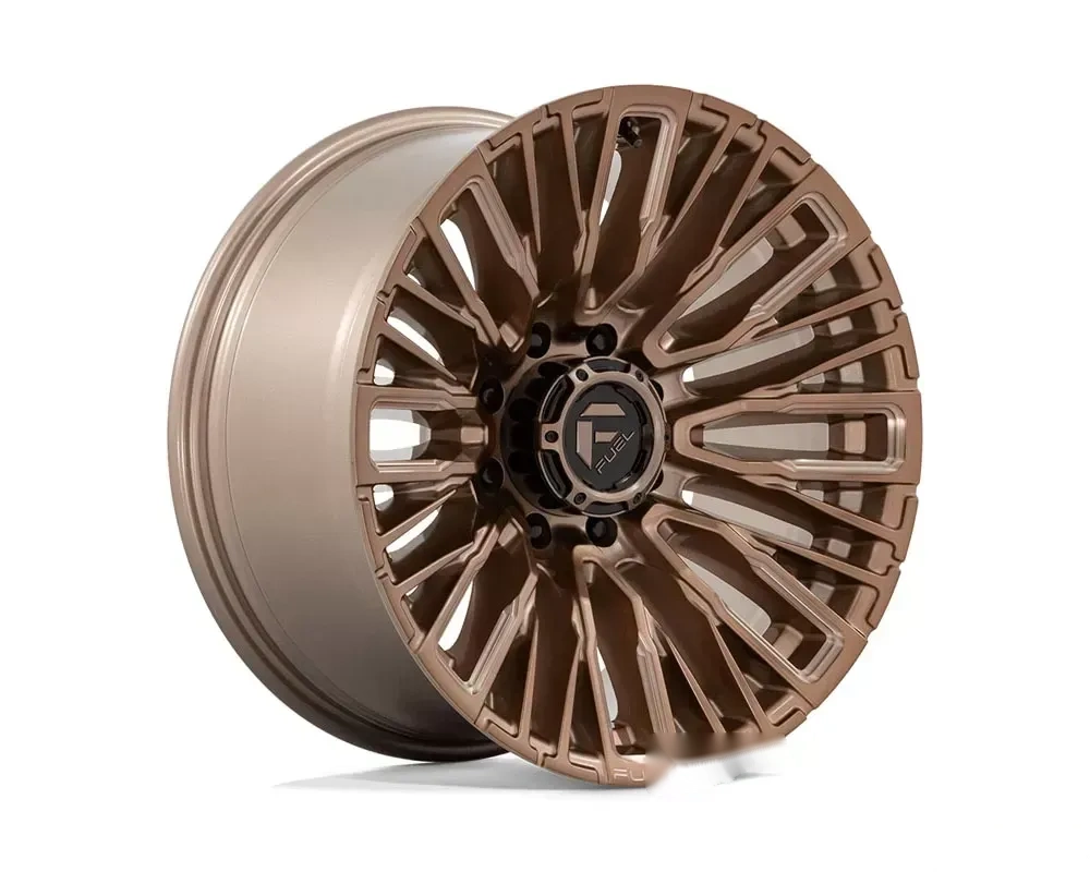 FUEL D850 Rebar Wheel 20x10 8x180 -18mm Platinum Bronze Milled