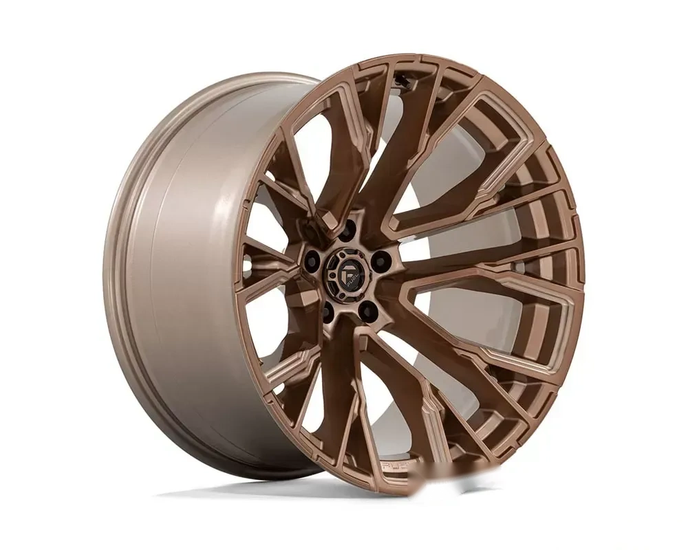 FUEL D850 Rebar Wheel 22x12 5x127 | 5x5 -44mm Platinum Bronze Milled