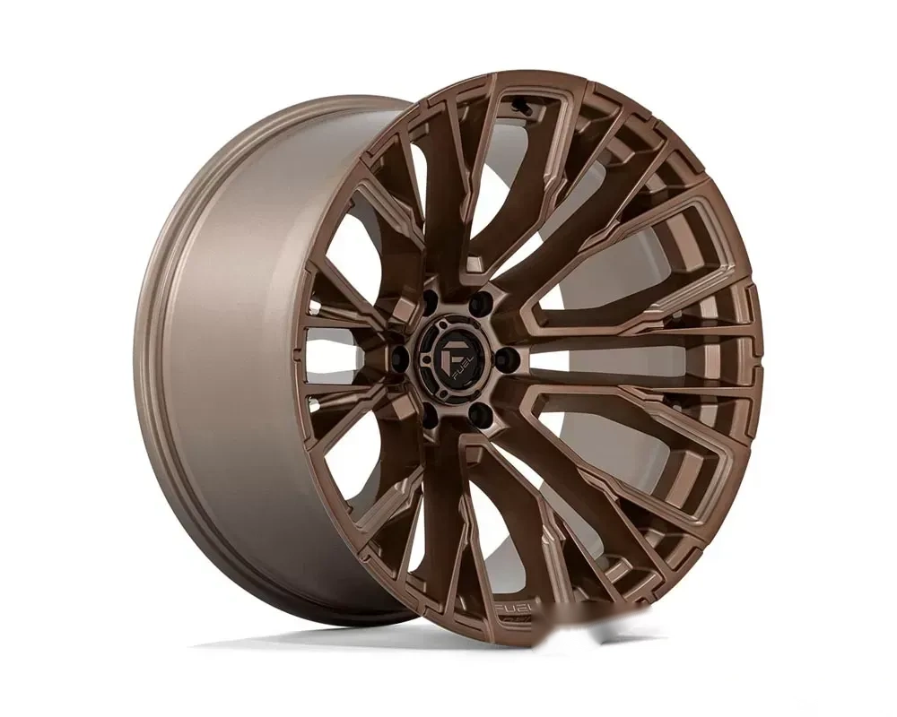 FUEL D850 Rebar Wheel 22x12 6x135 -44mm Platinum Bronze Milled