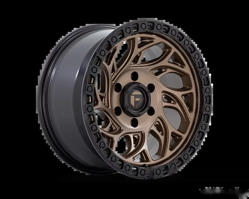 FUEL Off-Road D841 Runner OR Wheel 15x10 5x4.5 -43mm Bronze w/Black Ring