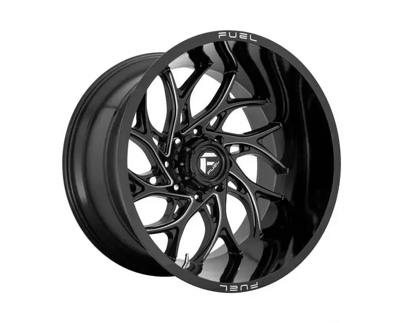 FUEL D741 Runner Wheel 20x9 8x180 1 Gloss Black Milled