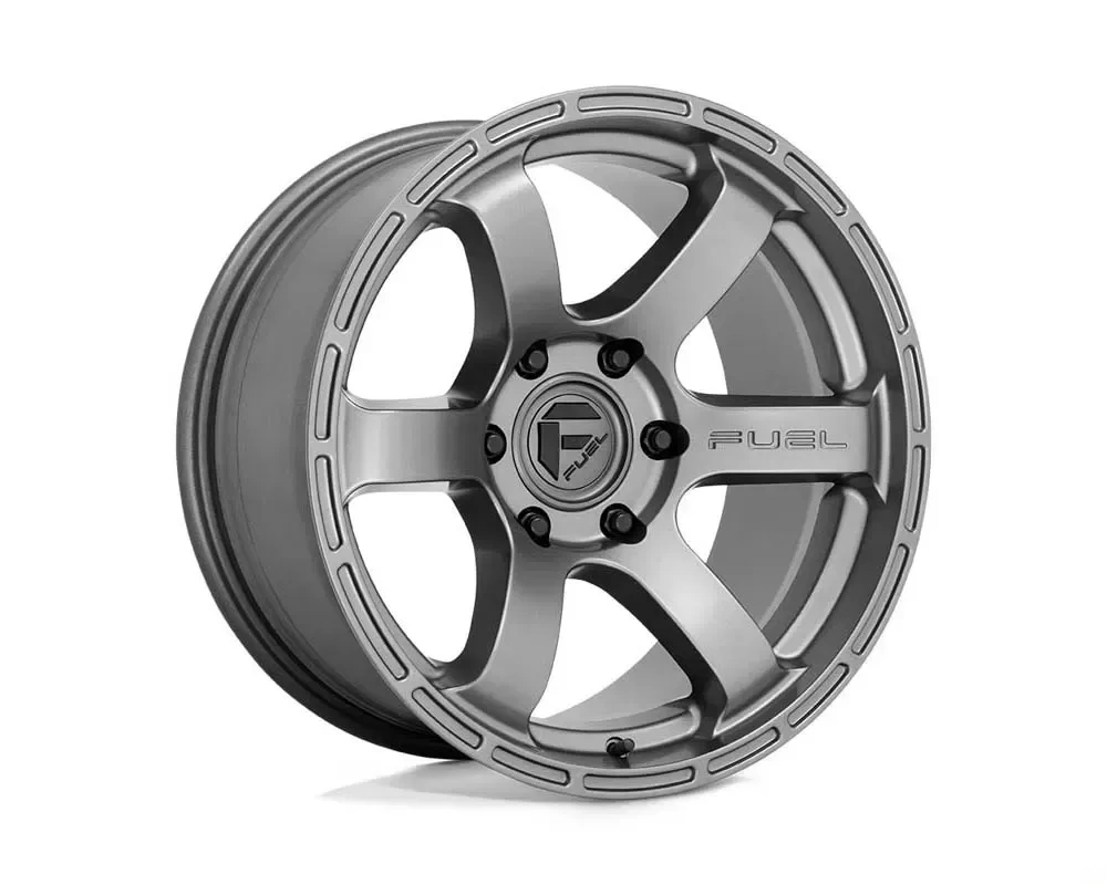 FUEL 1PC D767 Rush Wheel 18x9 6x135 1mm Matte Gun Metal