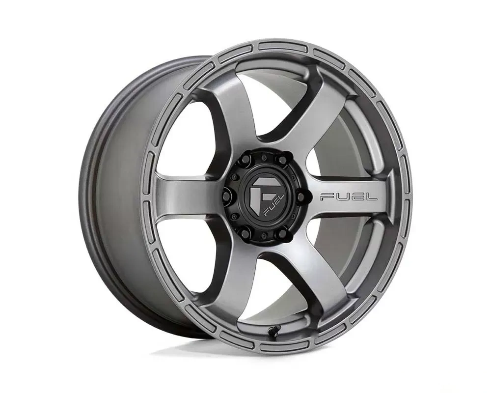 FUEL 1PC D767 Rush Wheel 18x9 6x4.5 20mm Matte Gun Metal