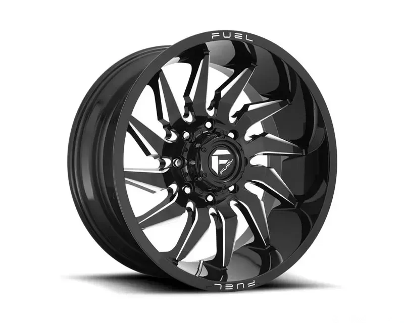 FUEL D744 Saber Wheel 22x12 5x127 -44 Gloss Black Milled
