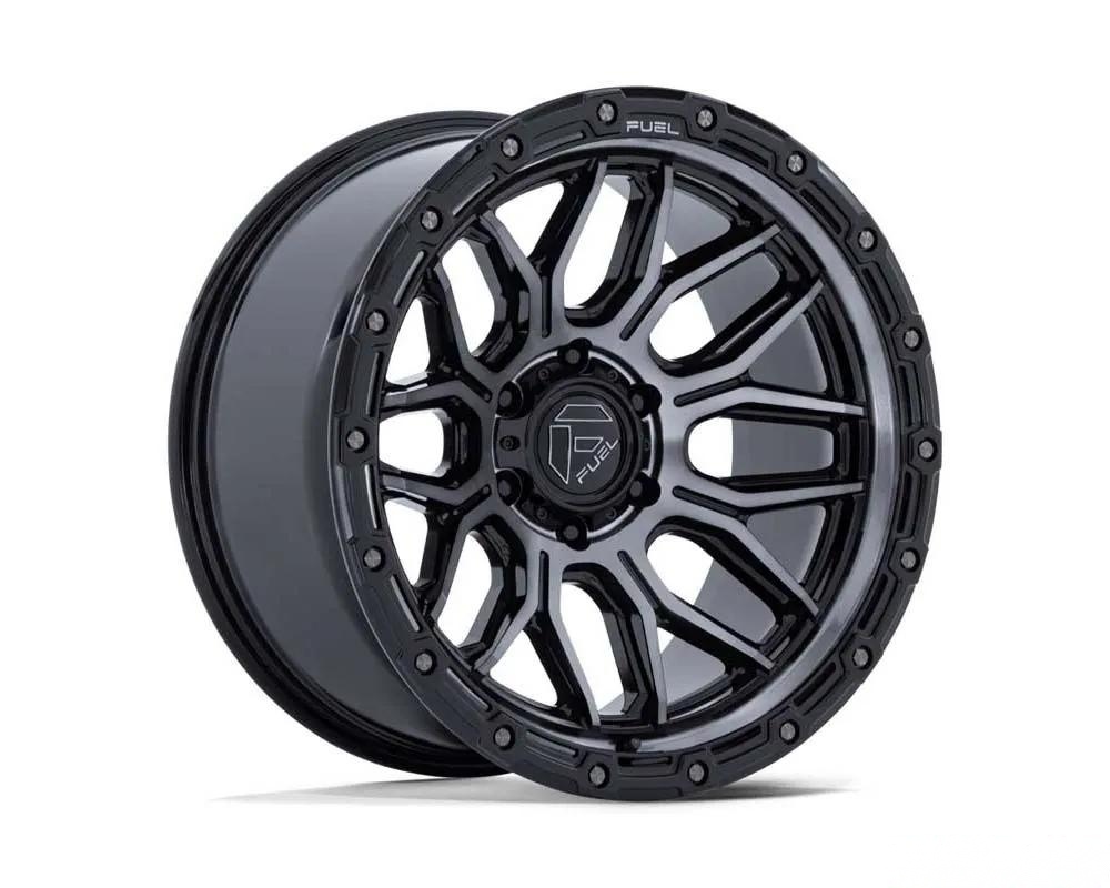 FUEL Off-Road Wheels FC881 Surge Wheel 20x10 8x170 -18mm Gloss Black Machined w/Gray Tint