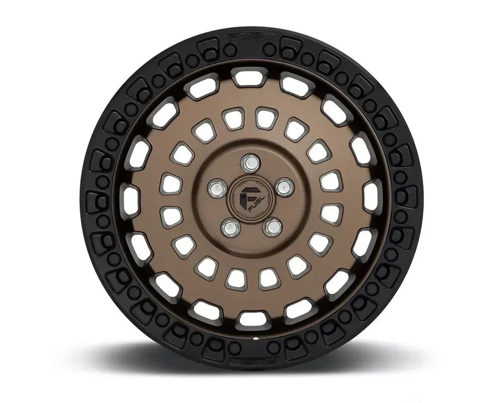 FUEL D634 Zephyr Bronze w/ Black Lip 1-Piece Cast Wheel 17x9 5x127 01mm