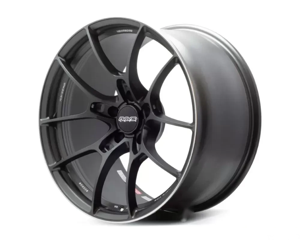 Volk Racing G025 Wheel 19x10 5x112 33mm Matte Gunblack w/ Rim Edge DC