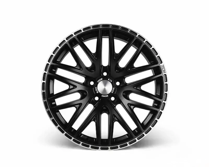 3SDM 0.75 Wheel 18x8 5x120 40mm Matte Black / Machined Lip Wheel