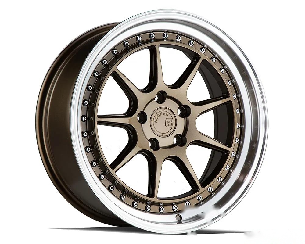 AodHan Wheels DS-X Wheels 5x114.3 18x9.5 35 Bronze w/ Machined Lip