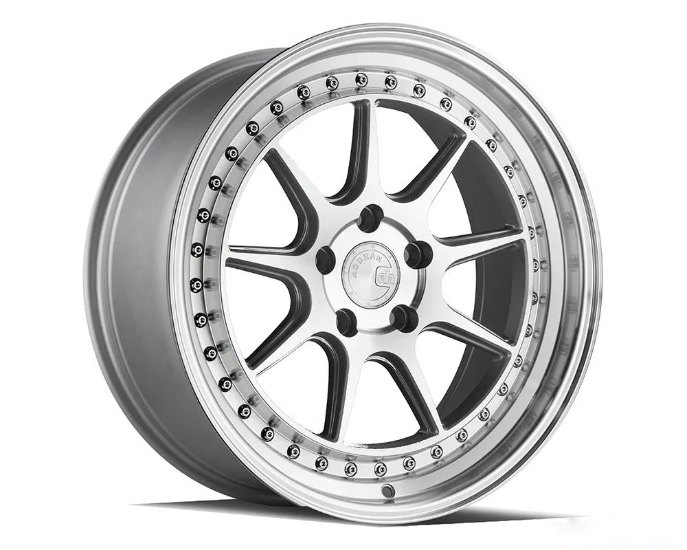 AodHan Wheels DS-X Wheels 5x114.3 18x9.5 35 Silver w/ Machined Face