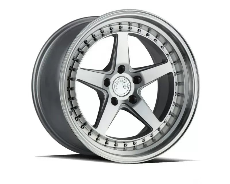 AodHan Wheels DS05 Wheel 18x9.5 5x100 35 Silver with Machined Face