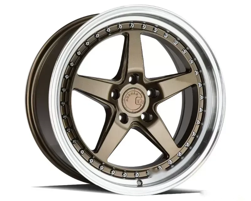 AodHan Wheels DS05 Wheel 18x9.5 5x114.3 30 Bronze with Machined Lip