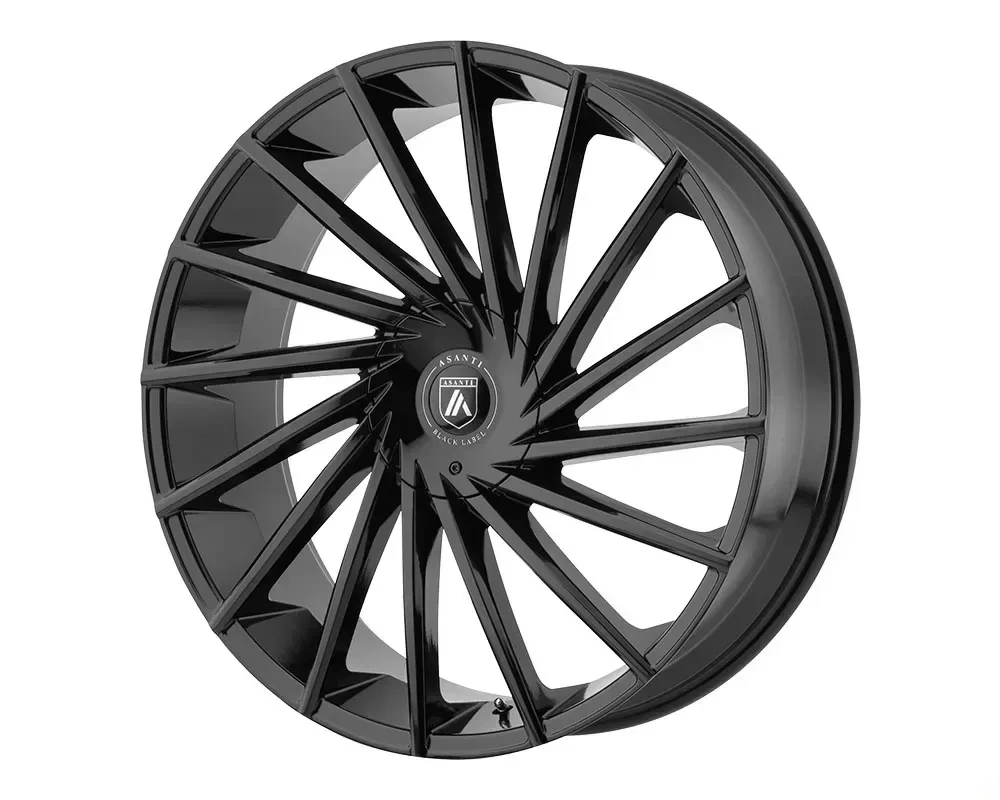 Asanti Black ABL-18 Matar Wheel 24x9 6x6x135/6x139.7 +15mm Gloss Black