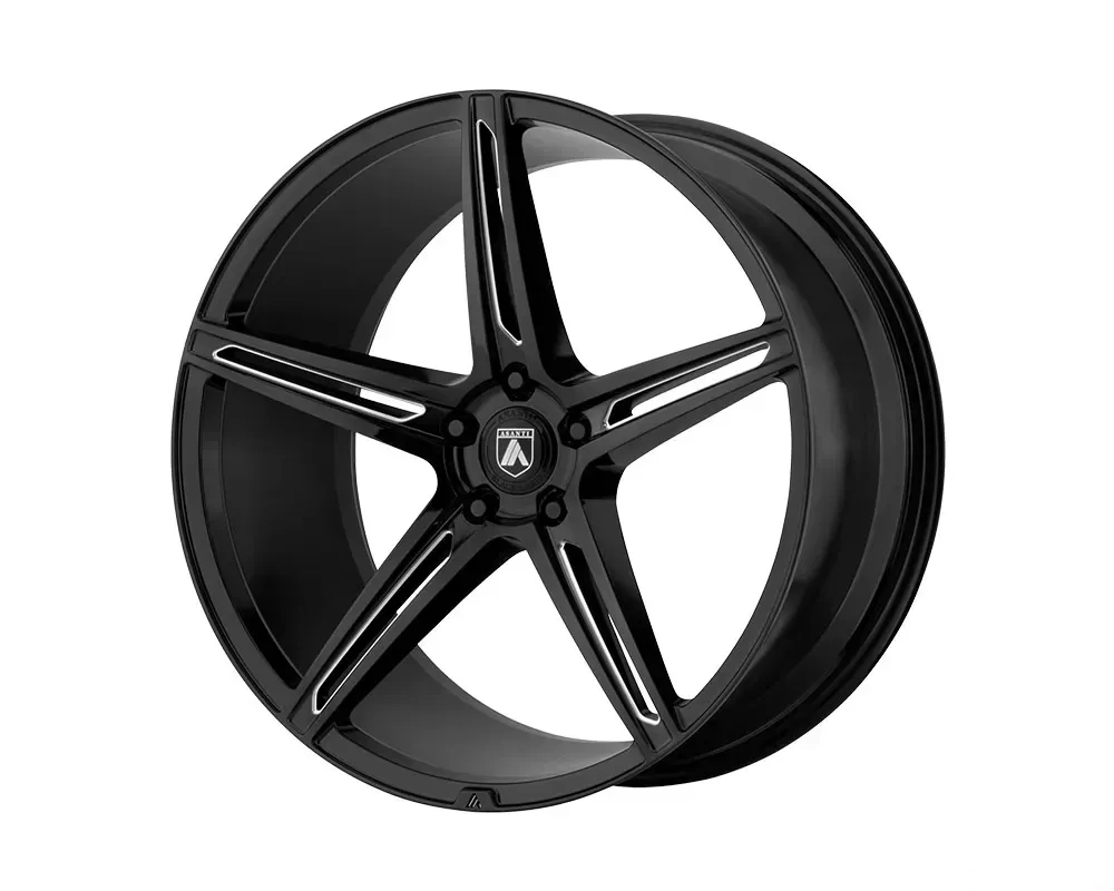Asanti Black ABL-22 Alpha 5 Wheel 22x10.5 Blank +35mm Gloss Black Milled