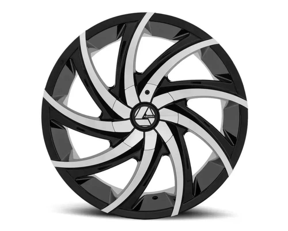 Azara 503 Wheel 28x9.5 5x115|5x120 15mm Gloss Black Machined