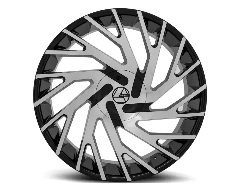 Azara 505 Wheel 28x9.5 6x135|6x139.7 25mm Gloss Black Machined