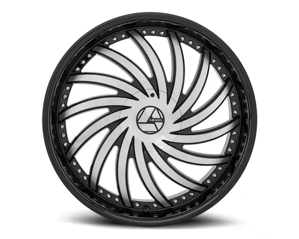 Azara 508 Wheel 26x9.5 5x115|5x120 15mm Gloss Black Machined