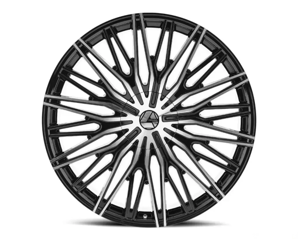 Azara 522 Wheel 24x9 Blank 18mm Gloss Black Machined
