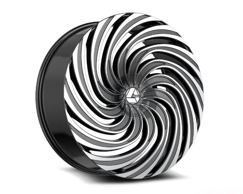 Azara 535 Wheel 20x8.5 5x114.3|5x120 35mm Gloss Black Machined